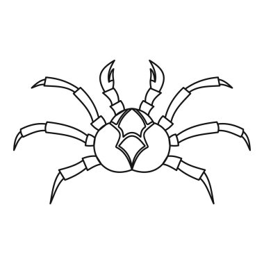 Taze Yengeç simgesi, anahat stili