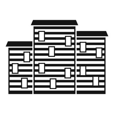 Evleri kutsal kişilerin resmi, basit tarzı