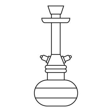 Nargile simgesi, anahat stili