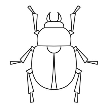 Böcek simgesi, taslak biçimi