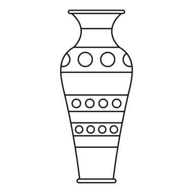 Vazo simgesi, anahat stili