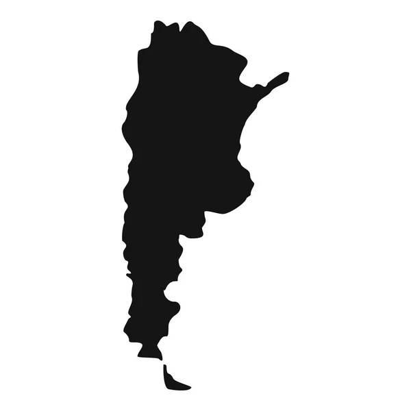 Mapa de Argentina icono, estilo simple — Vector de stock