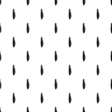 Fasulye desen, basit tarzı