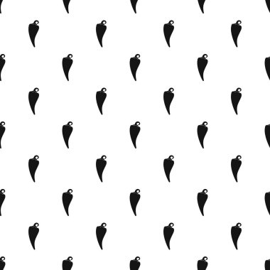 Acı biber desen, basit tarzı