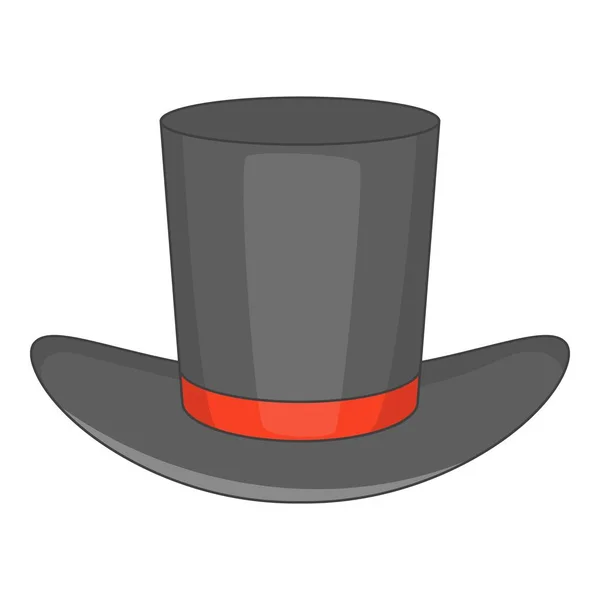 Gentleman hat icon, cartoon style — Stock Vector