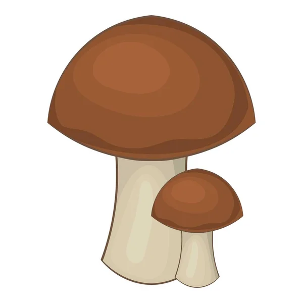 Icône champignon, style dessin animé — Image vectorielle