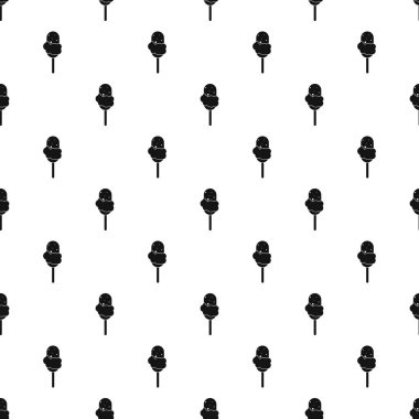 Çikolatalı dondurma sopa desen, basit tarzı