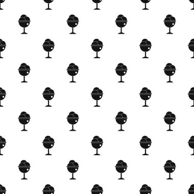 Dondurma topu cam desen, basit tarzı