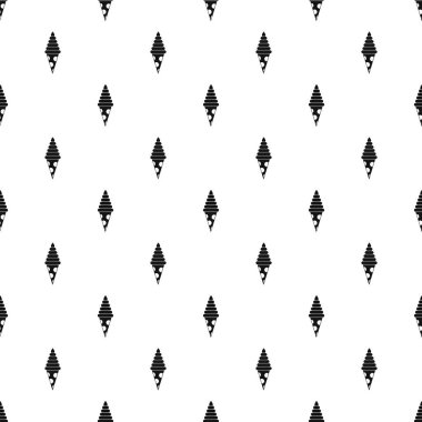 Çikolatalı dondurma koni desen, basit tarzı