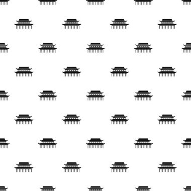 Kutsal tapınak desen, basit tarzı