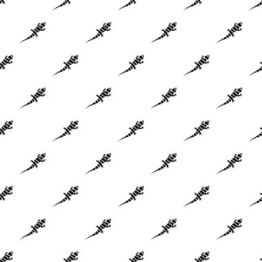 Çizgili bukalemun desen, basit tarzı