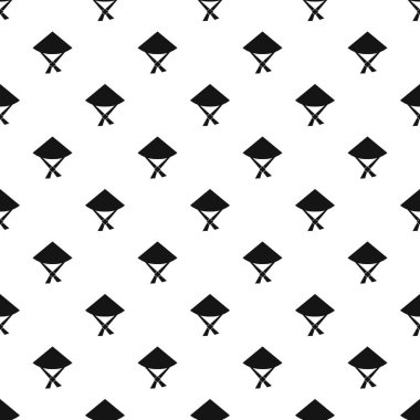 Vietnamlı şapkası desen, basit tarzı