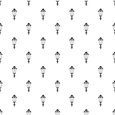 Sokak lambası desen, basit tarzı