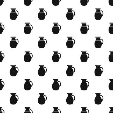 Süt desen, basit tarzı sürahi