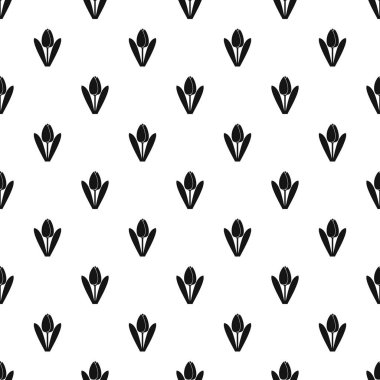 Lale deseni, basit tarzı