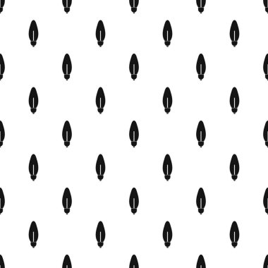 Beyaz lamba desen, basit tarzı