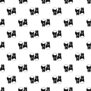 Boks eldivenleri desen, basit tarzı