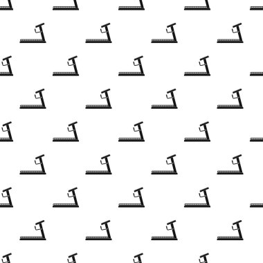 Koşu bandı desen, basit tarzı