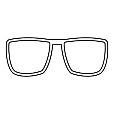 Gözlük simgesi, taslak biçimi