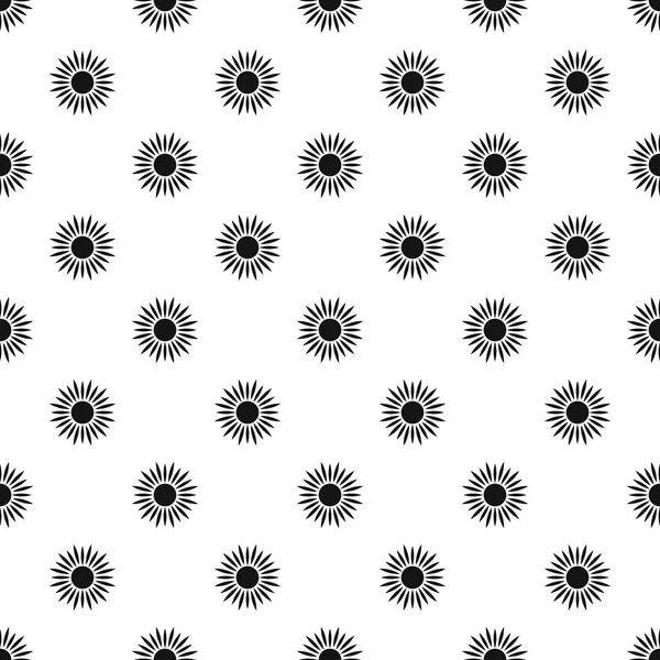 Güneş desen, basit tarzı