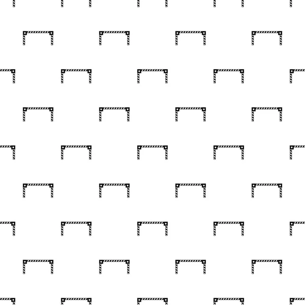 Modèle de barrière de voiture, style simple — Image vectorielle