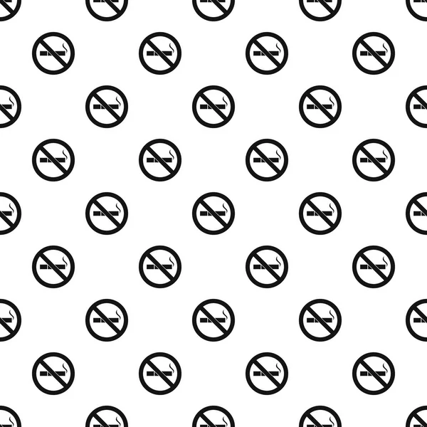 禁止吸烟模式，简单的样式 — 图库矢量图片