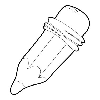 Kalem simgesi, izometrik 3d stili