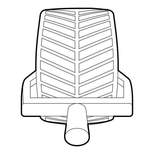 Auto wiel klem pictogram, isometrische 3D-stijl — Stockvector