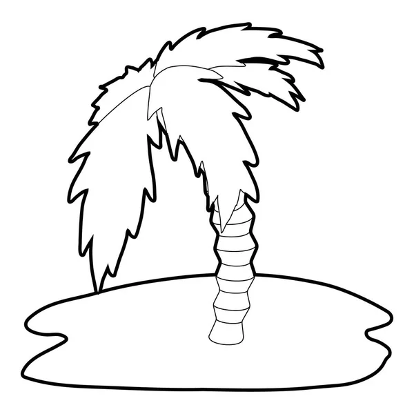 Icona della palma, stile isometrico 3d — Vettoriale Stock