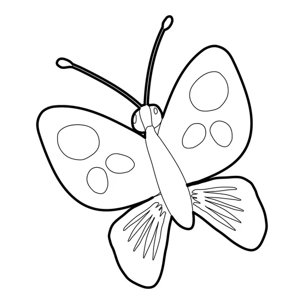 Icono de mariposa, estilo isométrico 3d — Vector de stock