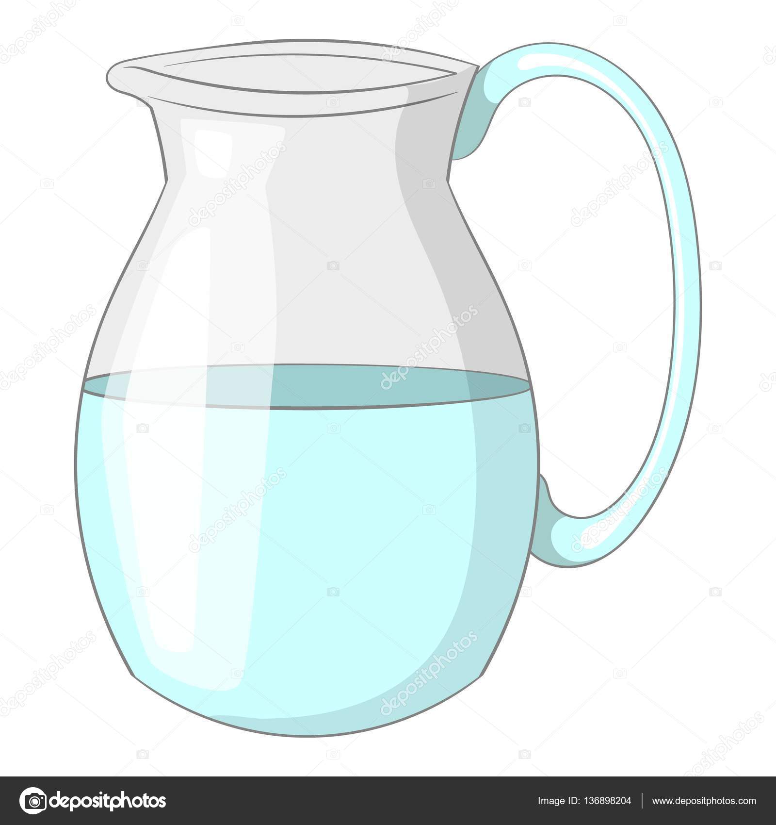 Jug of milk icon, cartoon style — Stock Vector © ylivdesign #136898204