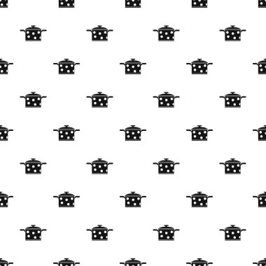 Pot lekeli desenli basit tarzı