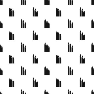 Üç kalem desen, basit tarzı