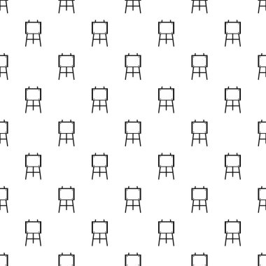 Şövale ressam deseni, basit tarzı için