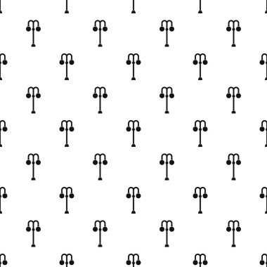 Sokak lambası desen, basit tarzı