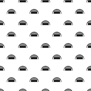 Yuvarlak garaj desen, basit tarzı