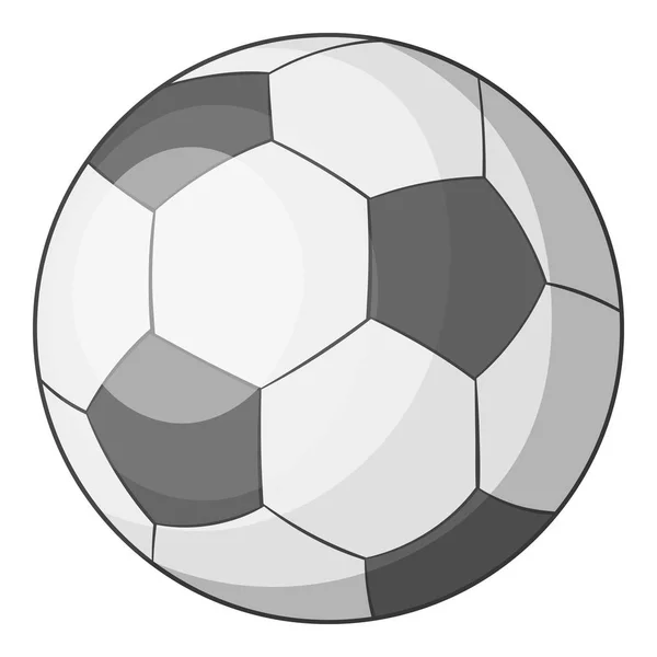 Ícone de bola de futebol, estilo cartoon — Vetor de Stock