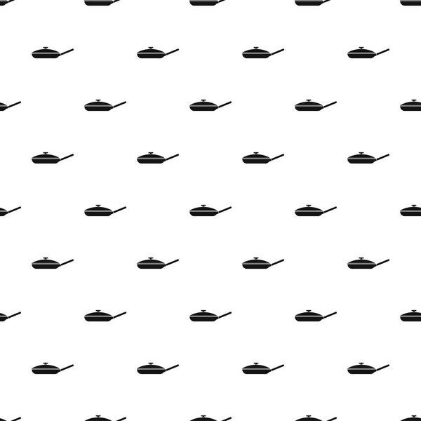 Frying pan with lid pattern, simple style