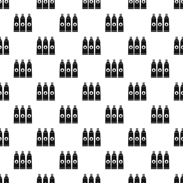 Üç tüp desende, basit tarzı boya