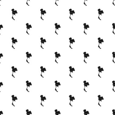 Tayland desen, basit stil Haritası