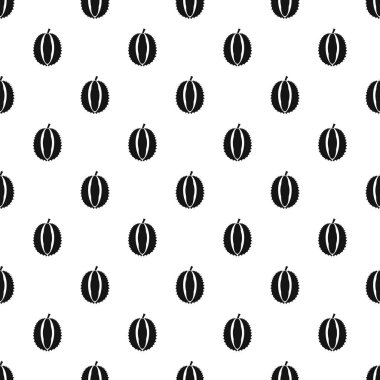 Durian meyve deseni, basit tarzı