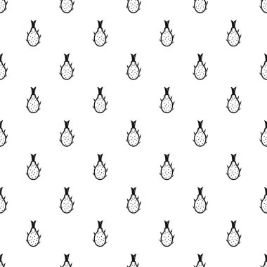 Dragon meyve deseni, basit tarzı