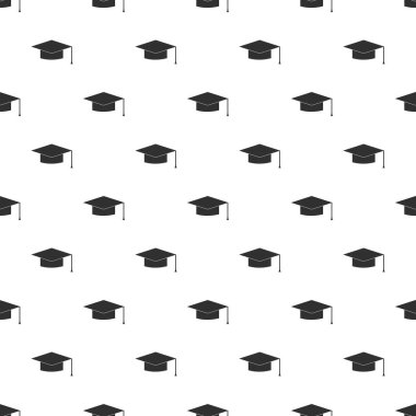 Şapka öğrenci desen, basit tarzı