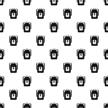 Okul sırt deseni, basit tarzı