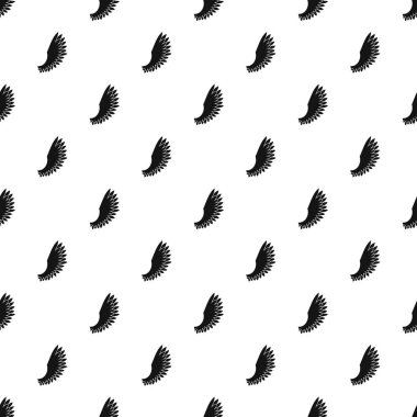 Bir kanat deseni, basit tarzı