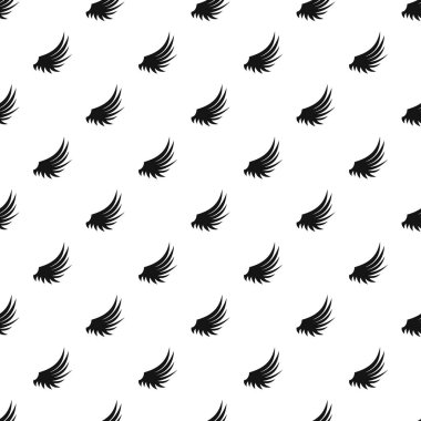 Kuş tüyü kanat deseni, basit tarzı