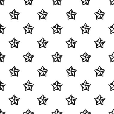 Beş göksel yıldız deseni, basit tarzı işaret