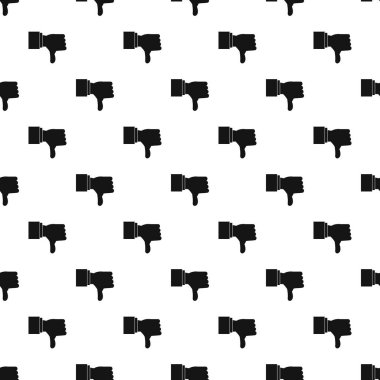 Jest başparmak aşağı desen, basit tarzı