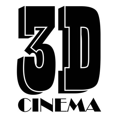 Sinema simgesi, basit tarzı