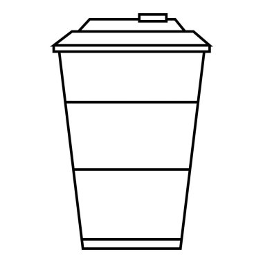 Kahve ikonu, taslak tarzı